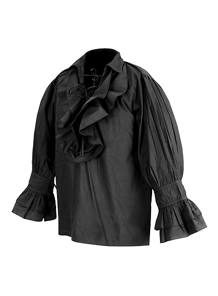 Renaissance Frill Shirt black 